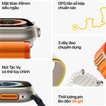 Apple Watch Ultra viền Titanium dây Alpine Loop size S 49mm