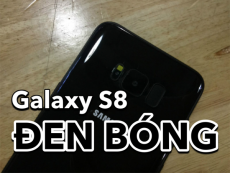 Galaxy S8 đen bóng khoe trọn đường cong trong bộ ảnh mới