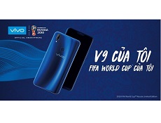 Rò rỉ Vivo V9 phiên bản màu xanh dành riêng cho FIFA World Cup 2018