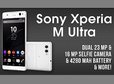Lộ diện Sony Xperia M Ultral camera kép 23MP, màn 6inch, giá tầm trung