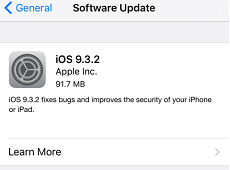 Apple tung ra bản cập nhật iOS 9.3.2 tập trung vào iPhone SE