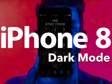 Ngắm nhìn iPhone 8 giao diện Dark Mode đẹp vượt sức tưởng tượng