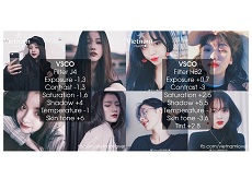 Ghi ngay công thức VSCO cực hấp dẫn này để “selfie chuẩn gái Hàn”