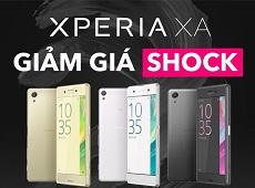 Chương trình giảm giá Sony Xperia XA cực “shock” tại Viettel Store