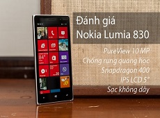 Phân tích chiếc smartphone đẳng cấp của Nokia - Nokia Lumia 830