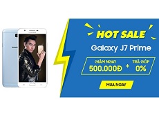 Siêu phẩm trở lại, mua Galaxy J7 Prime Blue giảm trực tiếp 500.000đ