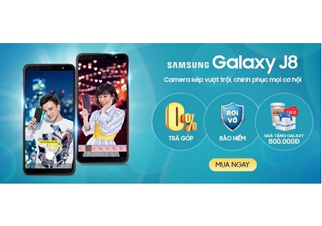 Bạn sẽ có ưu đãi gì khi mua Galaxy J8 - smartphone camera kép mới nhất của Samsung?