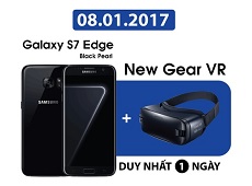 DUY NHẤT 8/1 mua Galaxy S7 Edge ngọc trai đen tại Viettel Store nhận ngay kính New Gear VR siêu chất