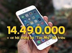 Chỉ 14.490.000đ, mua iPhone 6s Plus 32GB, trúng ngay bộ “Táo” 80 triệu