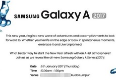 Samsung đã xác nhận ngày ra mắt Galaxy A 2017