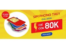 Giá sốc cuối tháng: Sim phong thủy Viettel giảm giá chỉ còn 80k