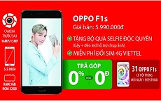 Oppo F1s - Smartphone chuyên selfie nổi bật trong 