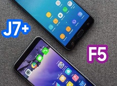 So sánh Galaxy J7 Plus hay OPPO F5: Nên chọn model nào?