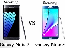 Đọ dáng và sức mạnh của Galaxy Note 7 và đàn anh Note 5