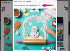 Bạn đã sử dụng bộ thiệp Giáng Sinh dễ thương mà Facebook dành tặng chưa?
