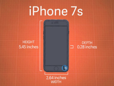 Lộ kích thước thiết kế iPhone 7s và 7s Plus chính xác từng mm