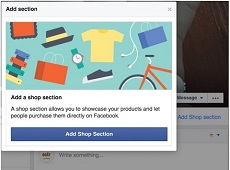 Facebook đã cho phép chủ shop mở gian hàng ngay trên fanpage