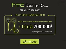 Tính năng HTC Desire 10 Pro có gì đặc biệt trong tầm giá 8 triệu?