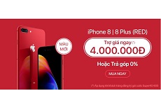 Trả hàng iPhone 8/8 Plus đỏ: Chính thức lên kệ Viettel Store