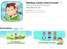 Ứng dụng Monkey Junior: Ứng dụng học tiếng anh hiệu quả dành cho bé